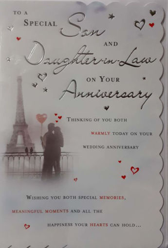 Picture of SPECIAL SON & DAUGHTER IN LAW ANNIVERSARY CARD